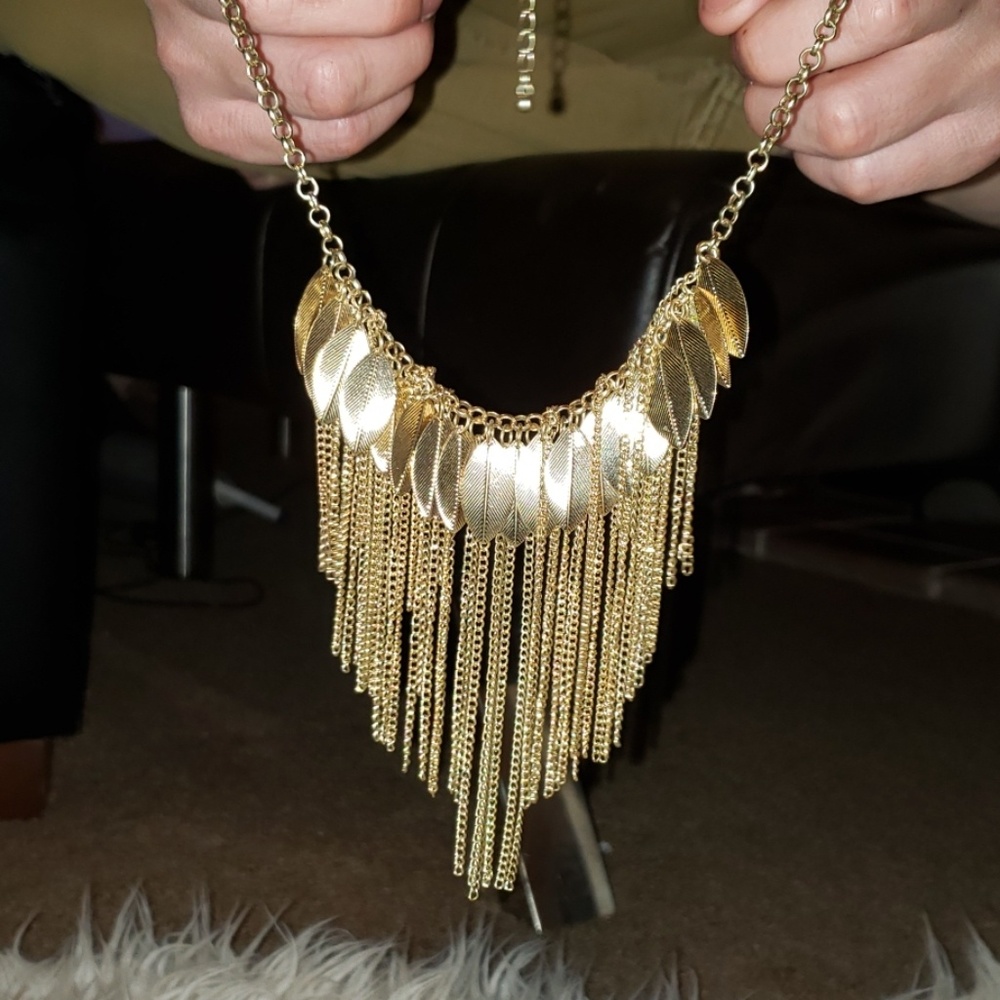 Gold necklace